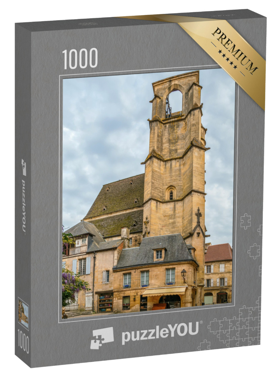 Puzzle de 1000 pièces « Église Sainte-Marie de Sarlat à Sarlat-la-Canéda en Dordogne, France »