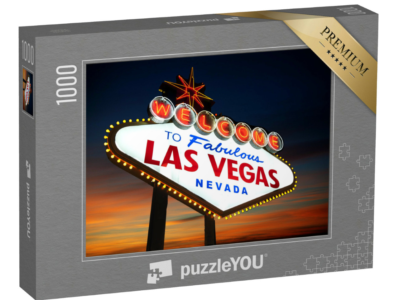 Puzzle de 1000 pièces « Bienvenue à Las Vegas ! »