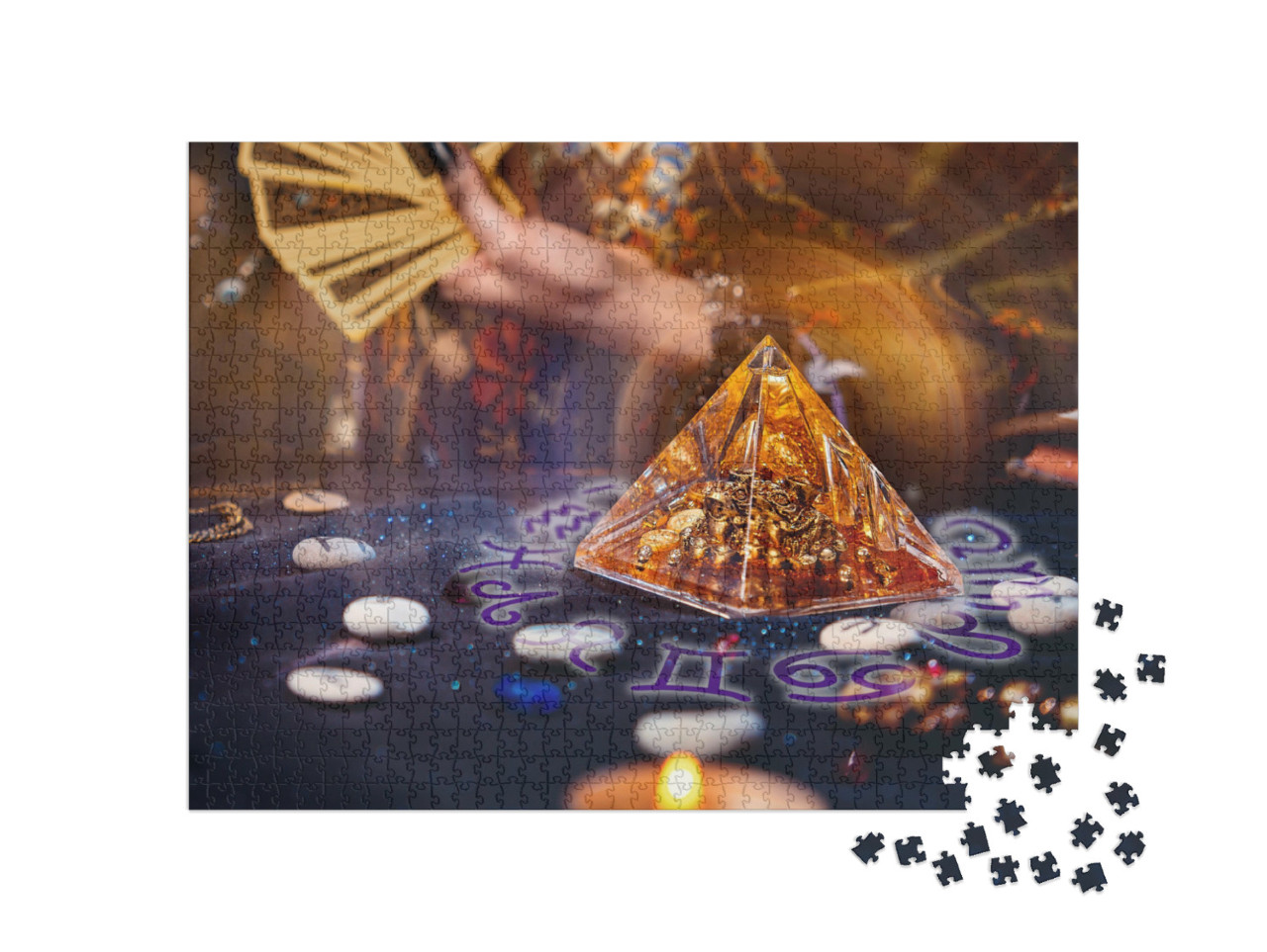 Puzzle de 1000 pièces « Pyramide magique en verre »
