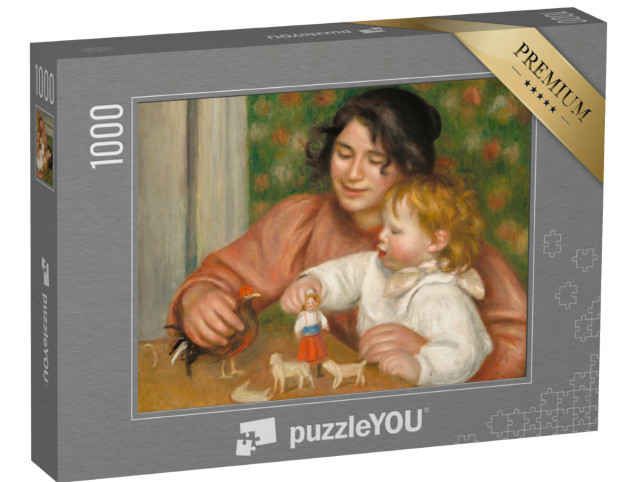 Puzzle de 1000 pièces « Auguste Renoir - Enfant aux jouets, Gabrielle et le fils de l'artiste »