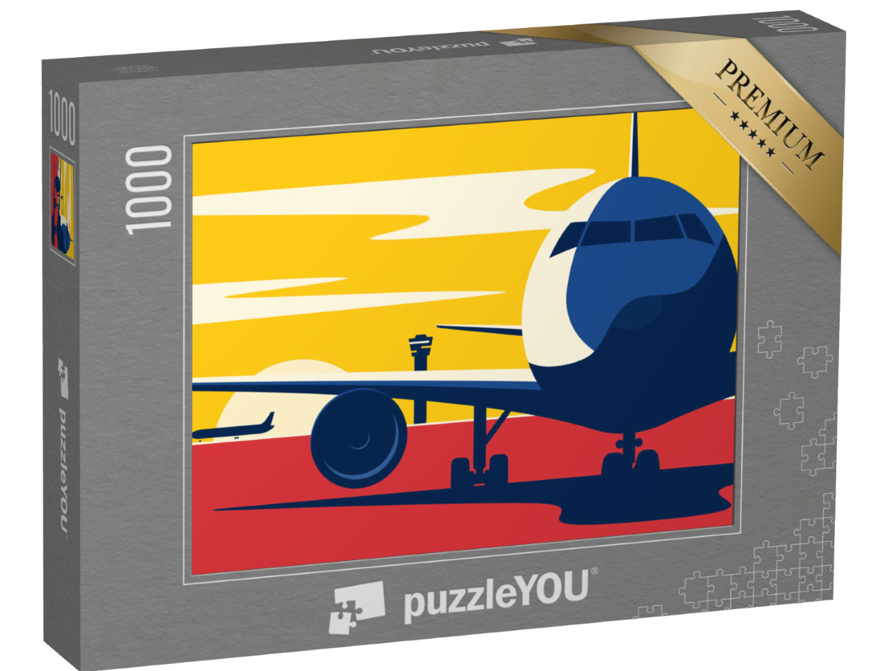 Puzzle de 1000 pièces « Sur une piste d'atterrissage »