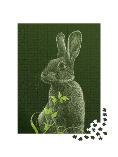 Puzzle de 1000 pièces « Lapin »