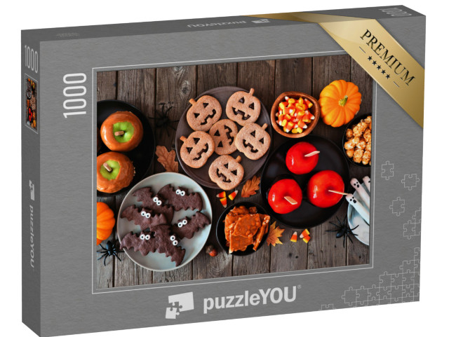 Puzzle de 1000 pièces « Délicieuses friandises pour Halloween »