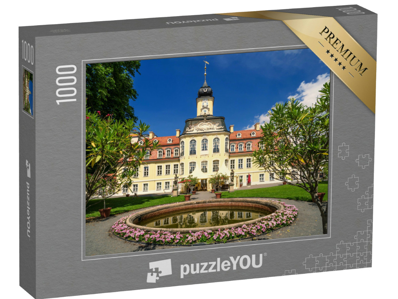 Puzzle de 1000 pièces « Schloss Gohlis, un bâtiment historique, Leipzig, Allemagne »