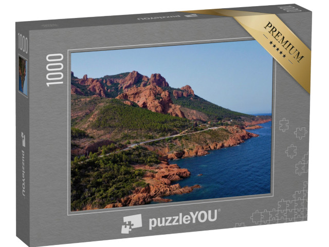 Puzzle de 1000 pièces « Image de drone Esterel Cannes France »