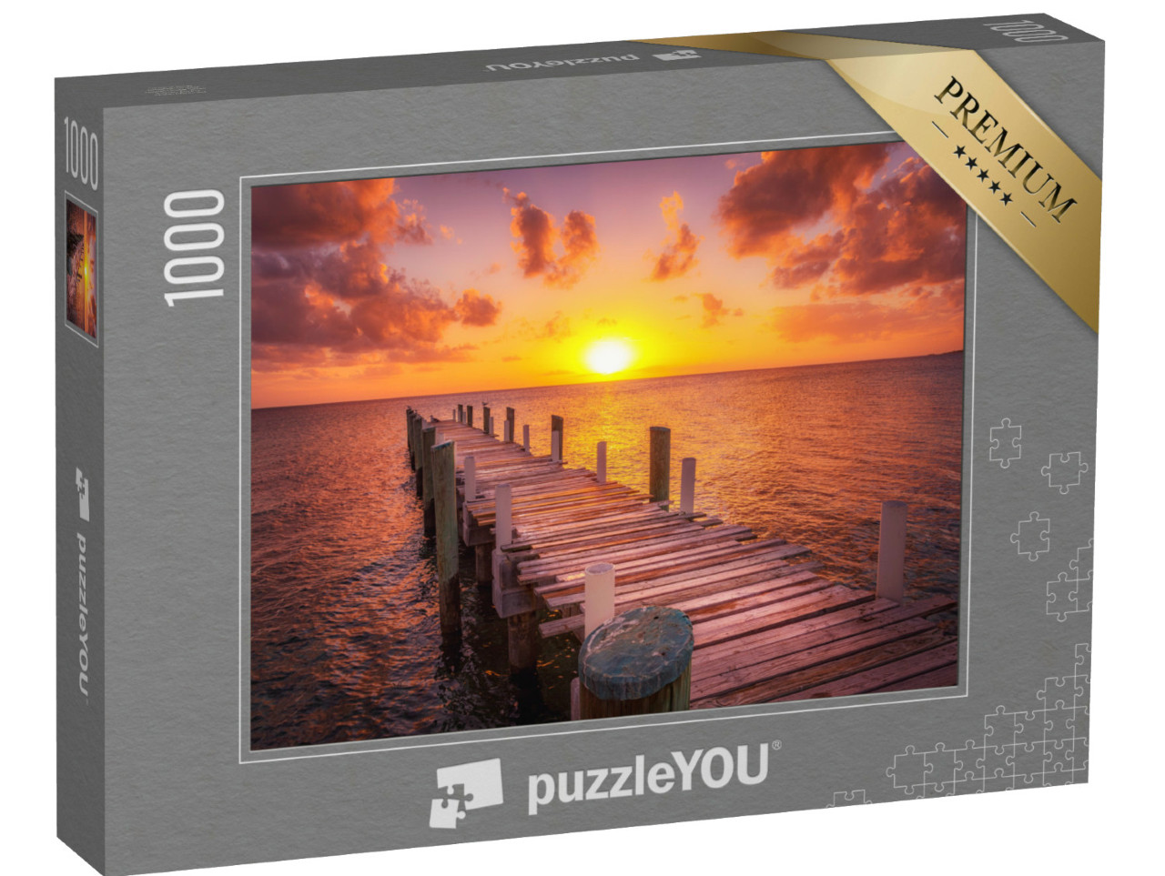 Puzzle de 1000 pièces « Quai de pêche à Eleuthera, aux Bahamas »