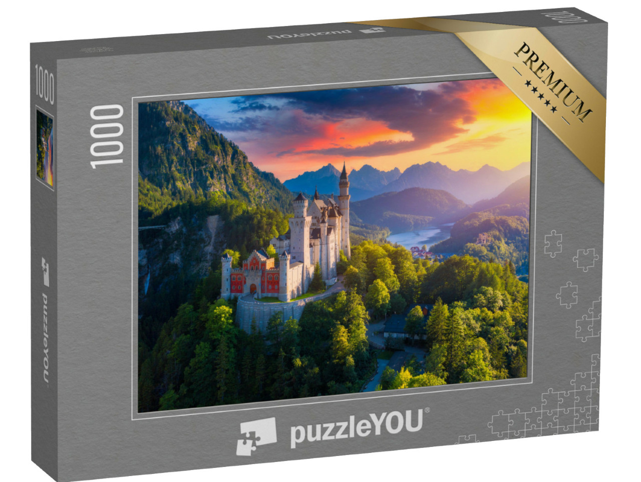 Puzzle de 1000 pièces « Château de Neuschwanstein près de Füssen, Bavière »