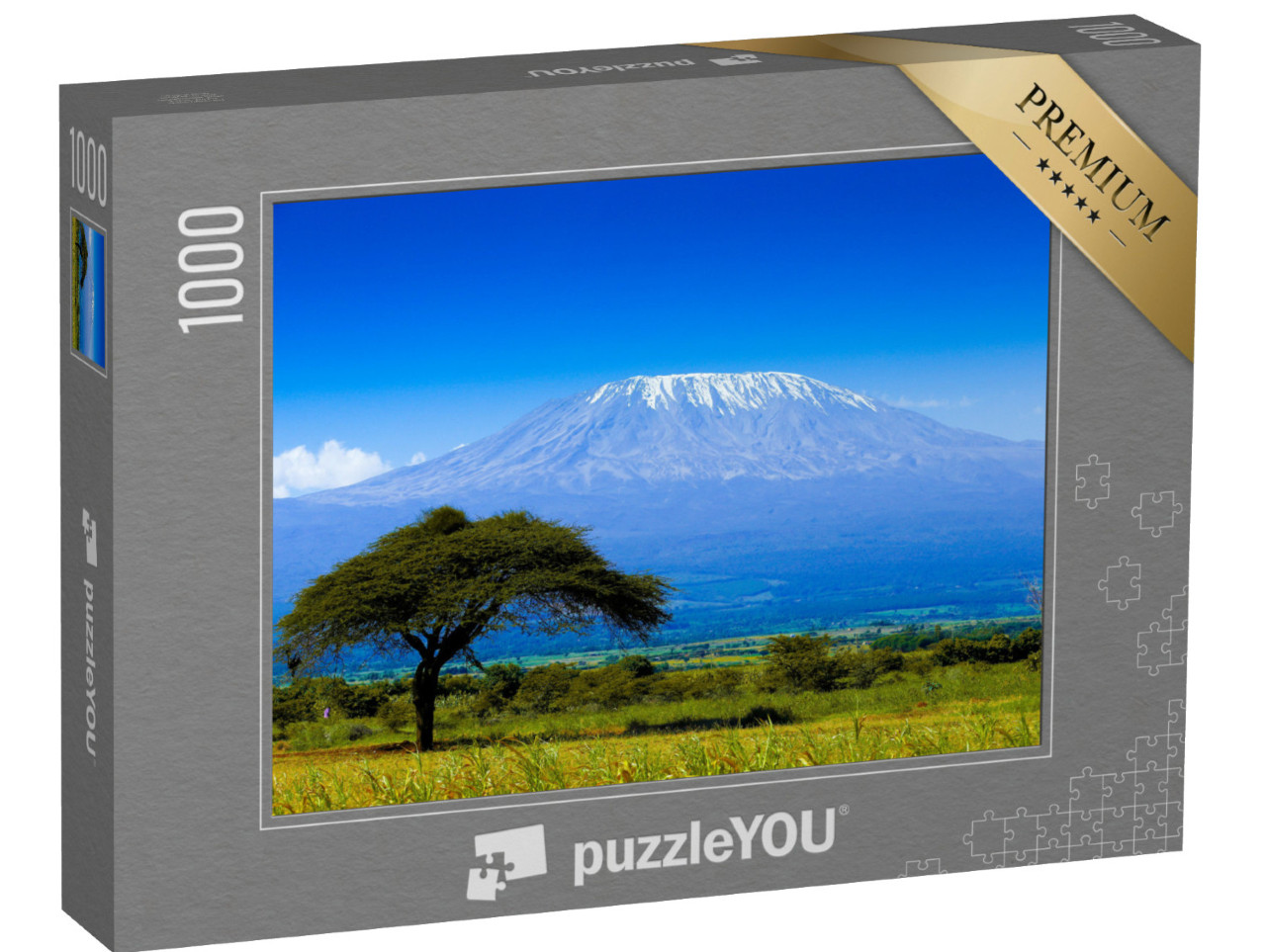 Puzzle de 1000 pièces « Kilimandjaro sur la savane africaine »