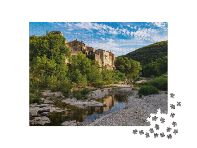 Puzzle de 1000 pièces « Montclus dans la vallée de la C`eze près d`Avignon »