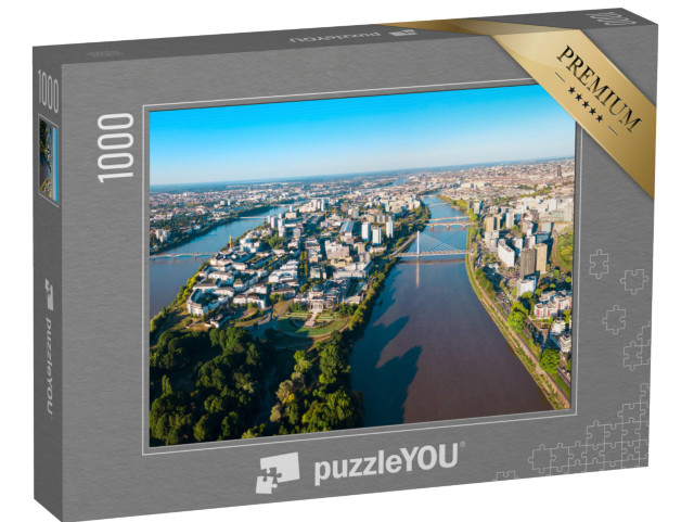 Puzzle de 1000 pièces « Nantes - Ville entre les bras de la Loire »