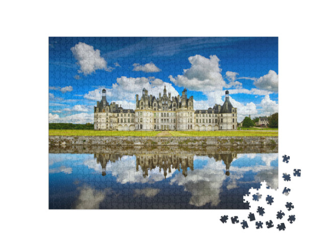 Puzzle de 1000 pièces « Chateau de Chambord : château dans la vallée de la Loire, France »