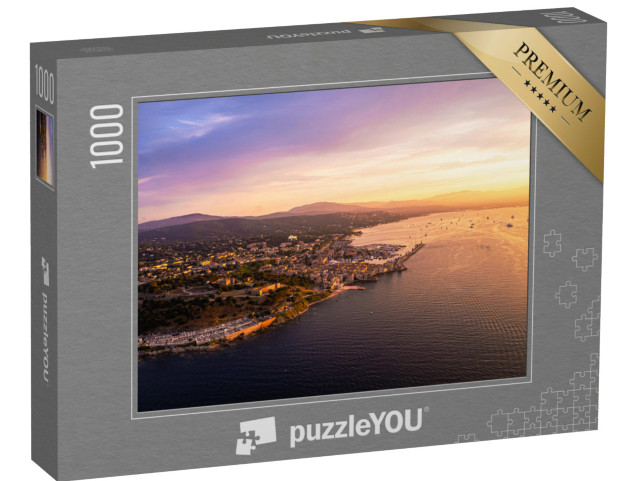 Puzzle de 1000 pièces « Saint-Tropez au coucher du soleil, Hollidays été 2021 »