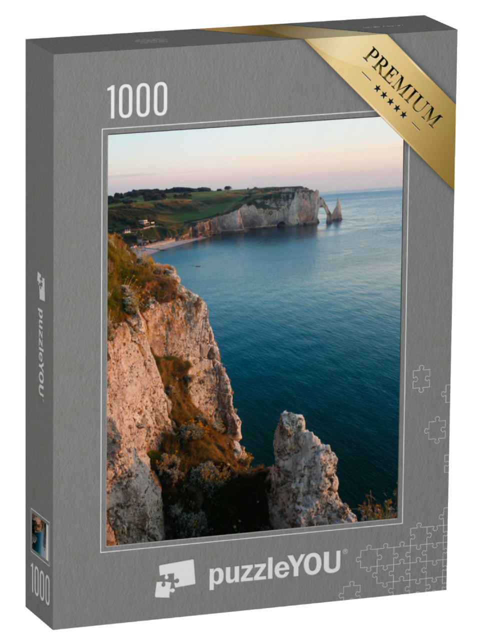 Puzzle de 1000 pièces « Étretat /Côte d'Albâtre / Normandie / France »