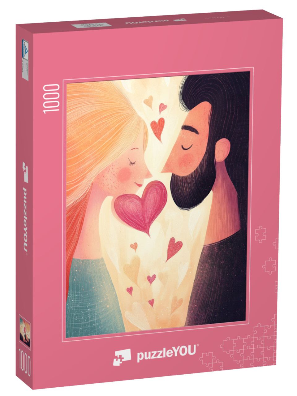 Puzzle de 1000 pièces « La Saint-Valentin pleine d'amour »