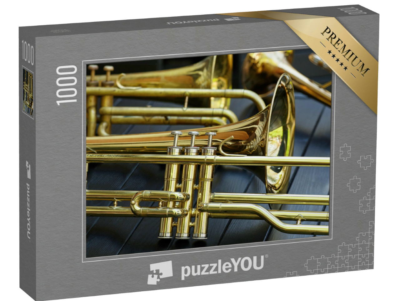 Puzzle de 1000 pièces « Gros plan sur une trompette »