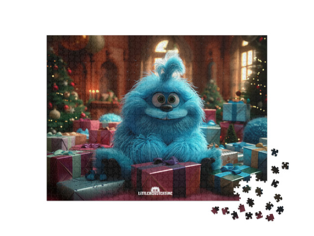 Puzzle de 1000 pièces « LITTLEMONSTERTIME: Jolly – Noël »