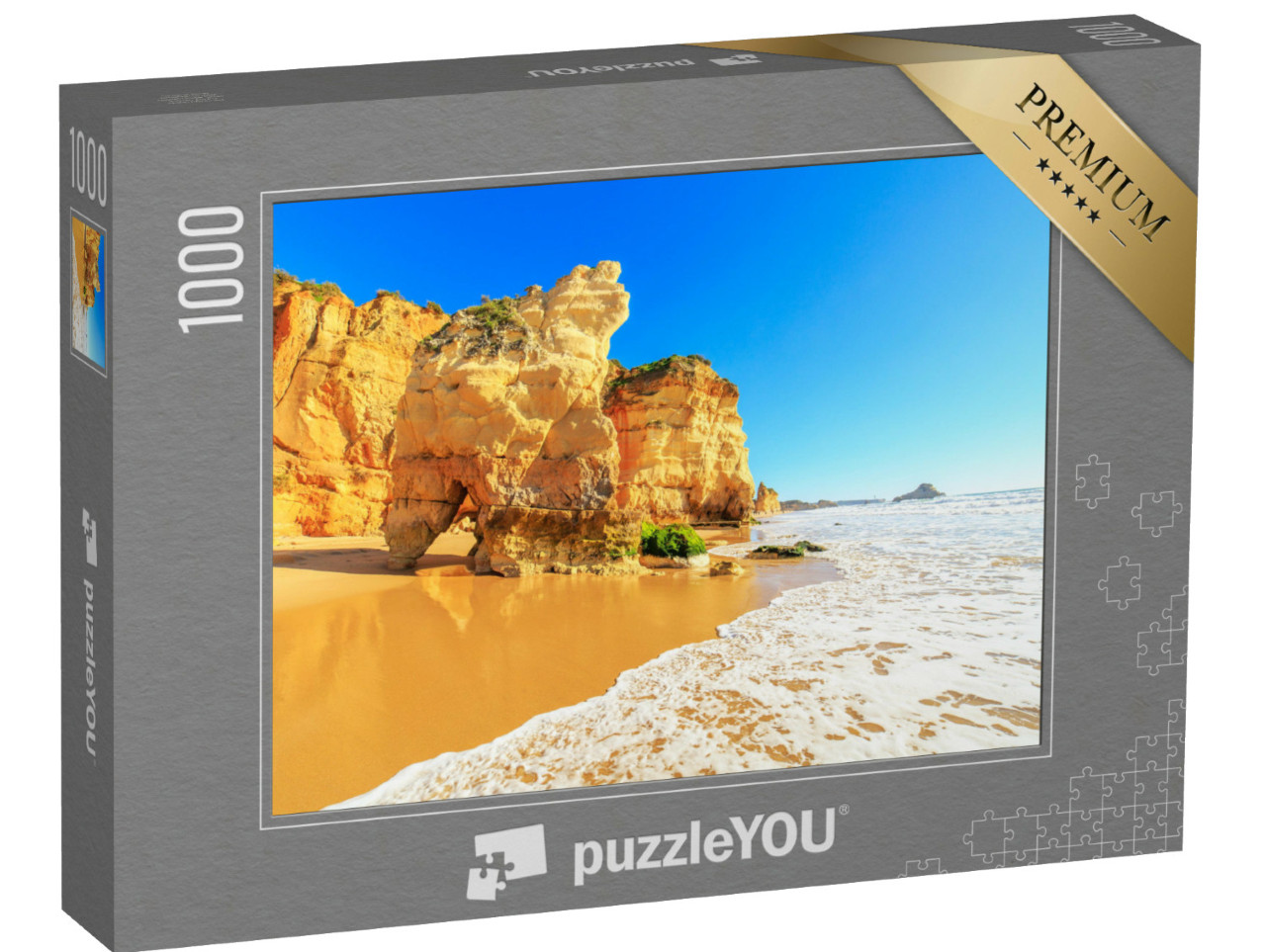 Puzzle de 1000 pièces « Vue sur Praia da Rocha, Algarve, Portugal »
