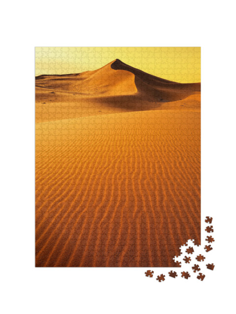 Puzzle de 1000 pièces « Sable rouge du désert, Arabie saoudite »