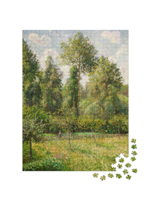 Puzzle de 1000 pièces « Camille Pissarro - Peupliers, Éragny »