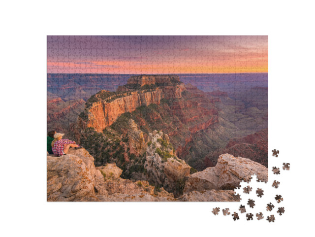 Puzzle de 1000 pièces « Parc national du Grand Canyon, North Rim, États-Unis »