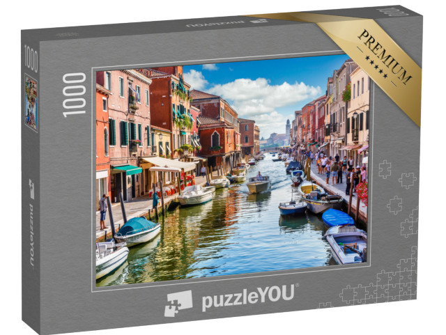 Puzzle de 1000 pièces « L'île pittoresque de Murano à Venise, Italie »