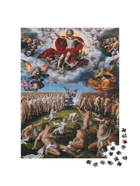 Puzzle de 1000 pièces « Joos van Cleve - Le Jugement dernier »