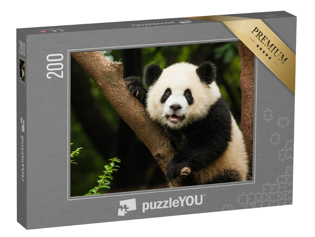 Puzzle de 200 pièces « Panda dans son habitat naturel »