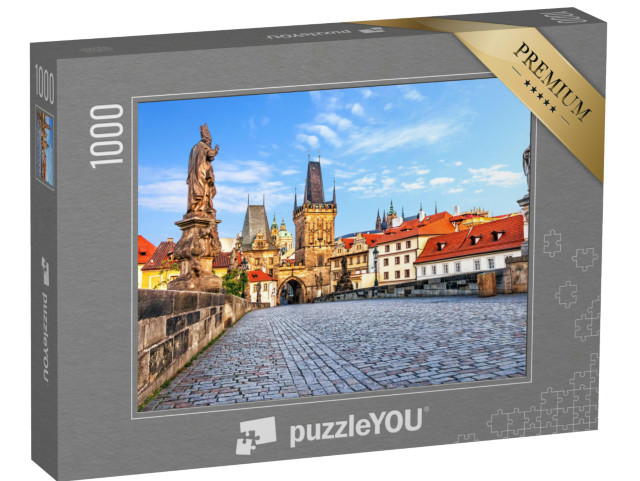 Puzzle de 1000 pièces « Le pont Charles sur la Vltava à Prague, République tchèque »