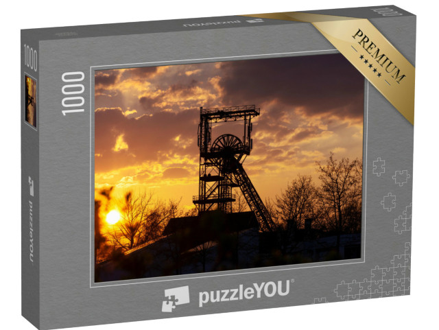 Puzzle de 1000 pièces « Mine désaffectée Alsbachschacht, Sarre, Allemagne »