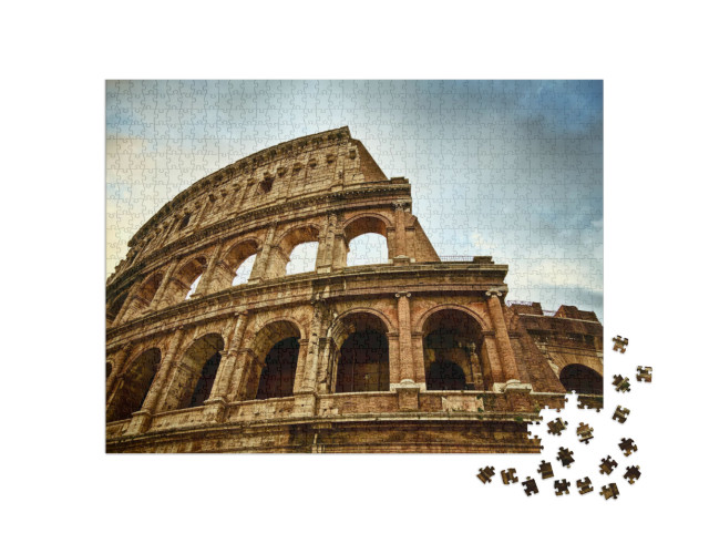 Puzzle de 1000 pièces « Colisée, Rome, Italie »