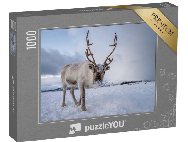 Puzzle de 1000 pièces « Un renne curieux »