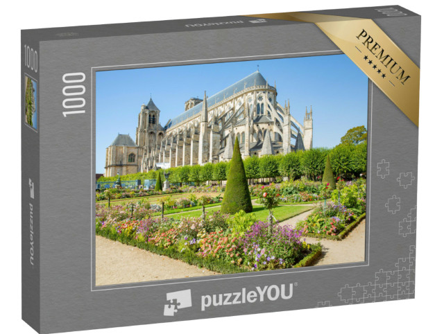 Puzzle de 1000 pièces « La cathédrale médiévale de Bourges dans le Centre-Val de Loire, France »