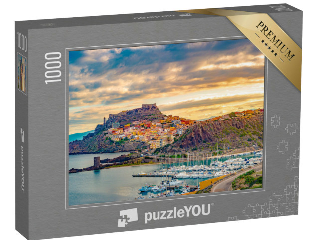Puzzle de 1000 pièces « Ruelle de Castelsardo, Sardaigne, Italie »