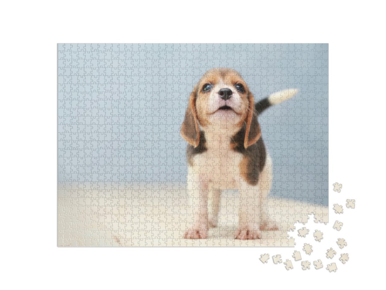 Puzzle de 1000 pièces « Petit chiot beagle mignon »
