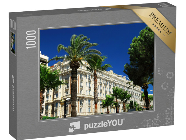 Puzzle de 1000 pièces « Hôtel de luxe sur la Croisette à Cannes France »