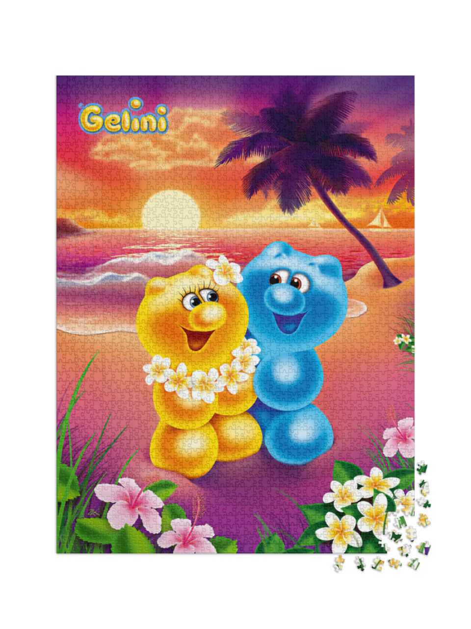 Puzzle de 2000 pièces « Gelini Romantique »