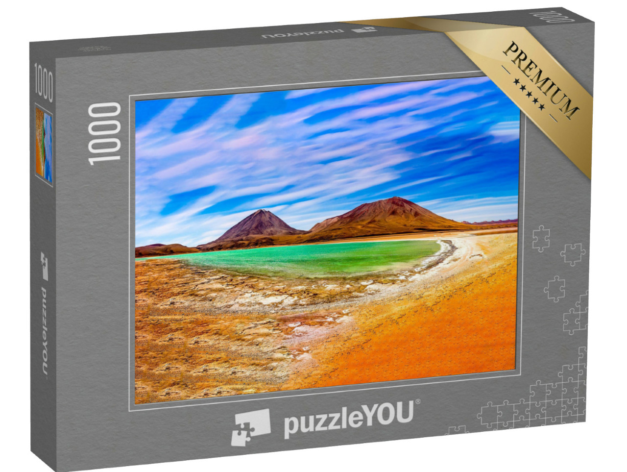 Puzzle de 1000 pièces « Lac de montagne enchanteur de Nakuru au Kenya »
