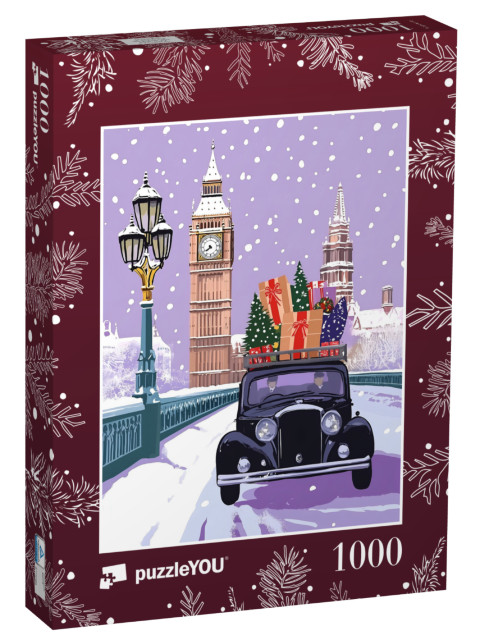 Puzzle de 1000 pièces « Voyage de Noël à Londres »