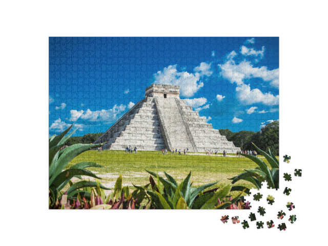 Puzzle de 1000 pièces « Chichén Itzá au Mexique »