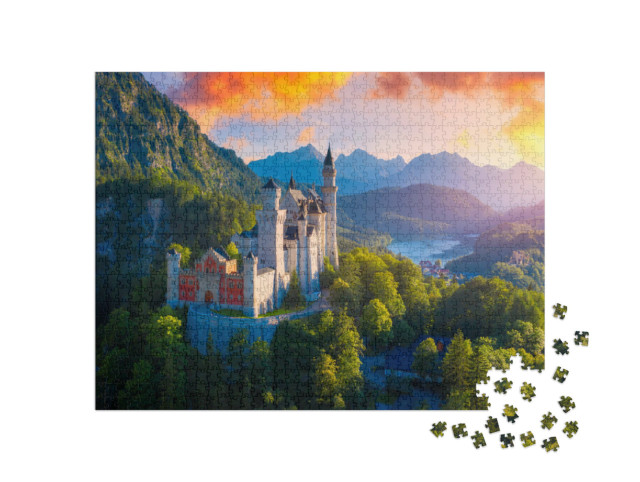 Puzzle de 1000 pièces « Château de Neuschwanstein »