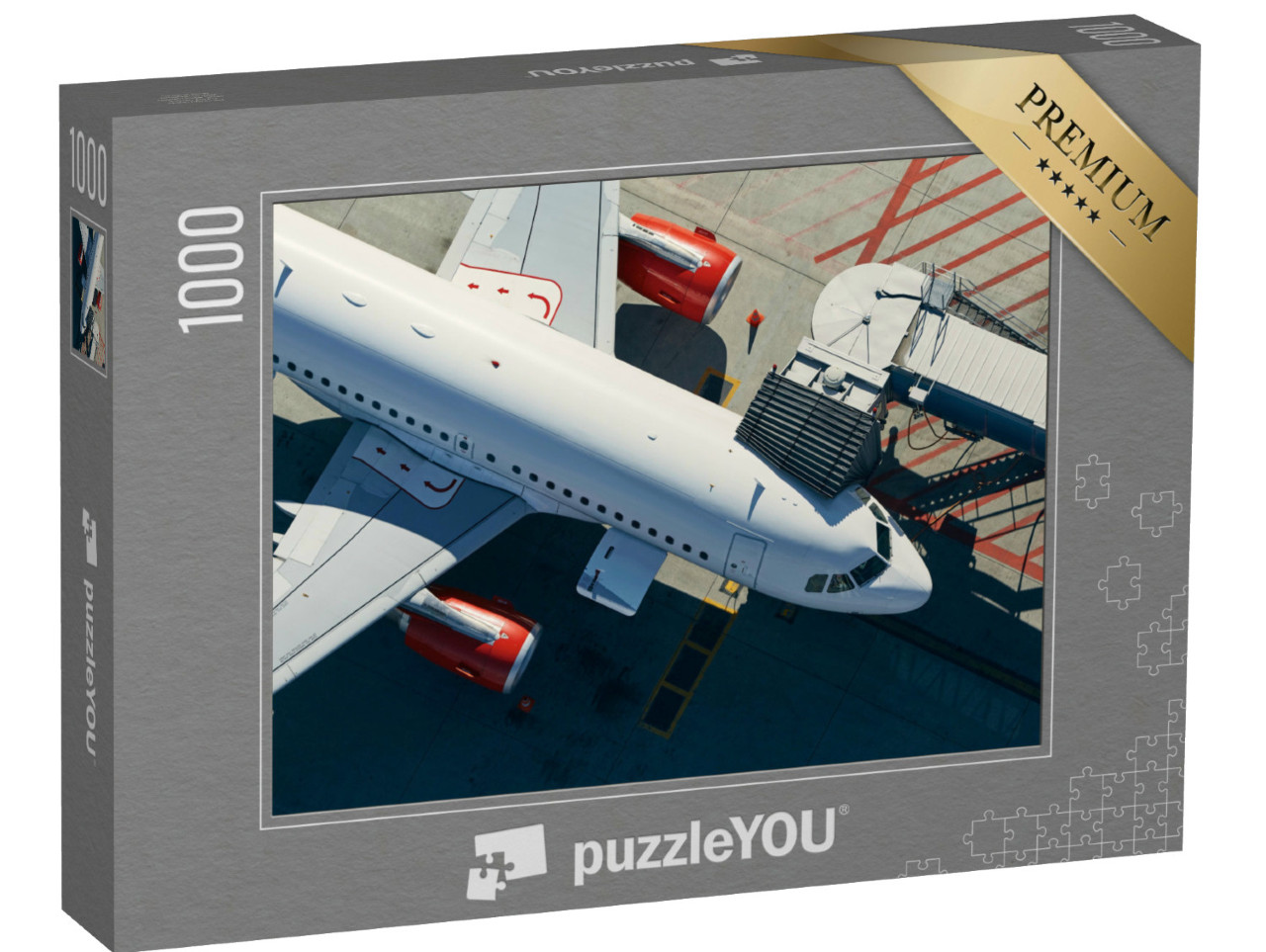 Puzzle de 1000 pièces « Préparation de l'avion avant le départ »