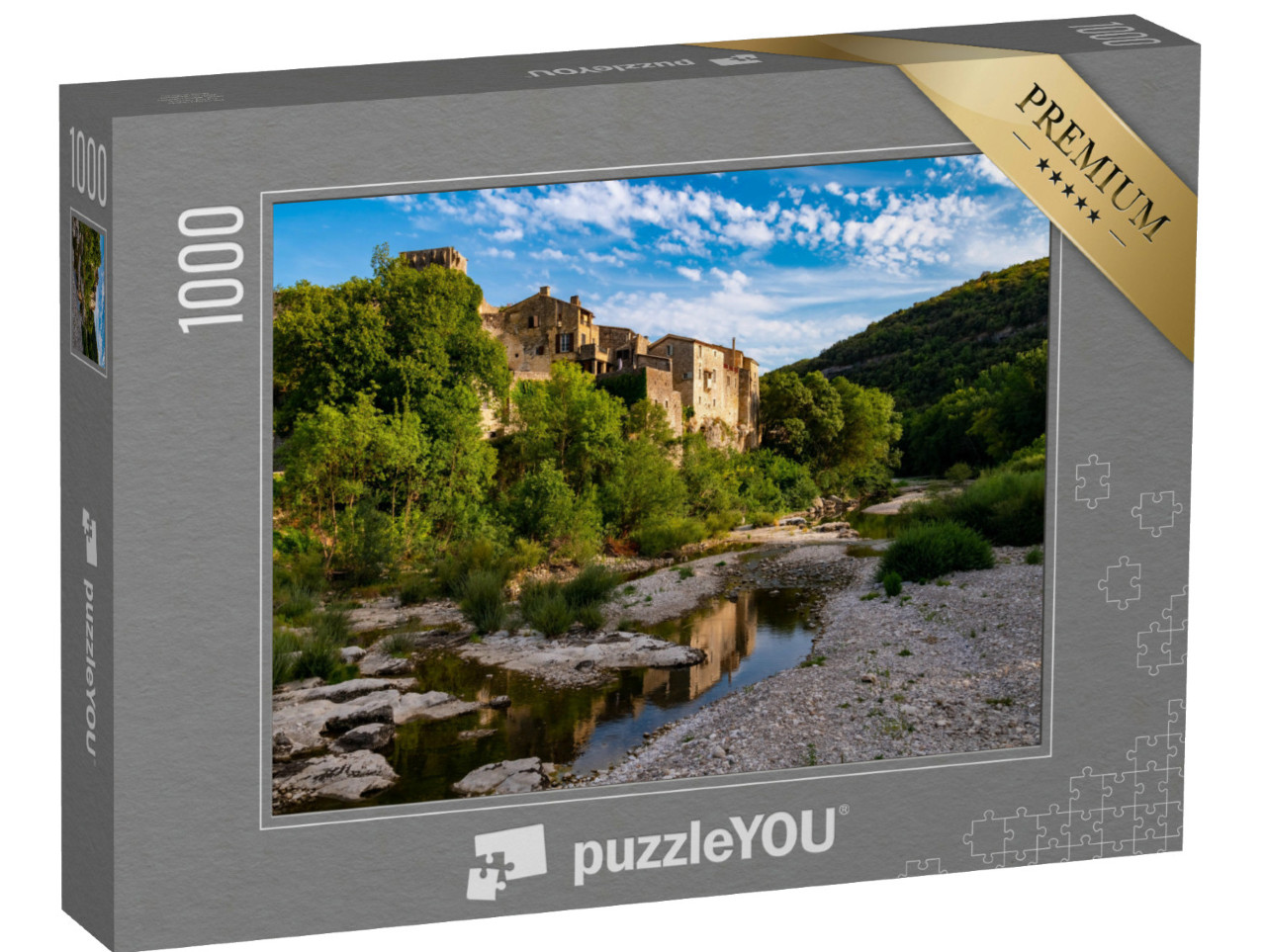 Puzzle de 1000 pièces « Montclus dans la vallée de la C`eze près d`Avignon »