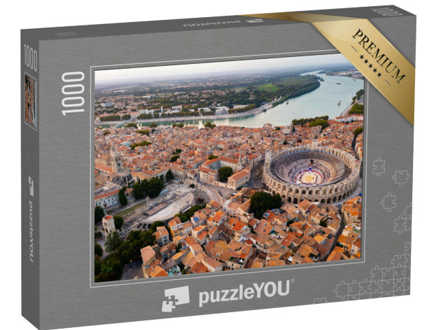 Puzzle de 1000 pièces « Vue de la ville d'Arles, sud de la France »