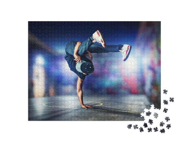 Puzzle de 1000 pièces « Breakdance acrobatique »