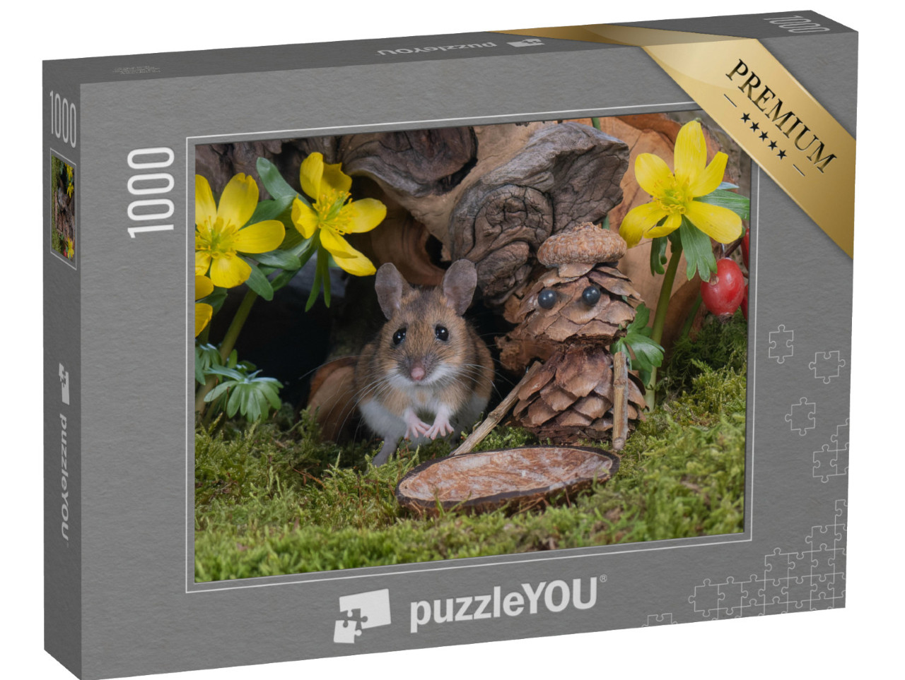 Puzzle de 1000 pièces « Souris l'après-midi »