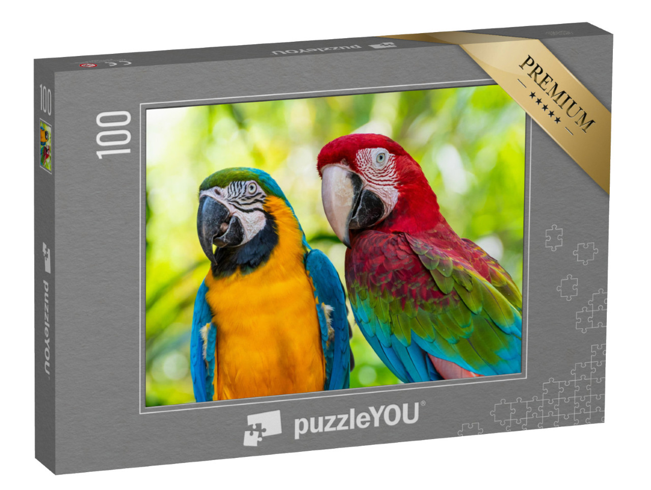 Puzzle de 100 pièces « perroquet, aras »