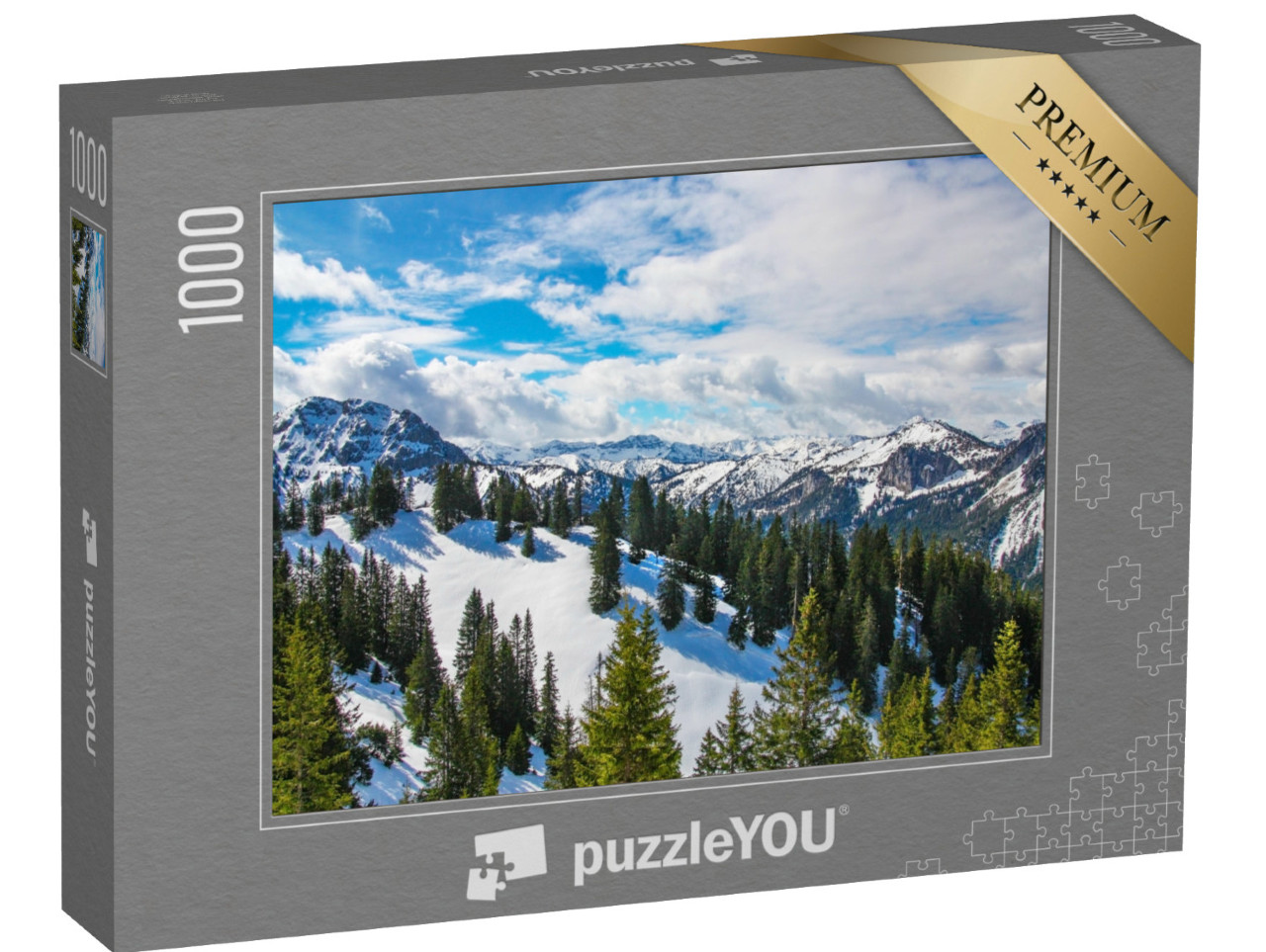 Puzzle de 1000 pièces « Vue panoramique à Schwangau, Bavière, Allemagne »