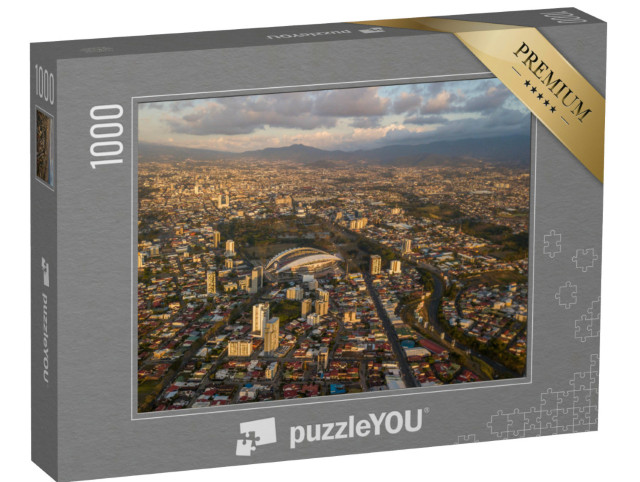 Puzzle de 1000 pièces « Vue aérienne de la Sabana, San Jose, Costa Rica »