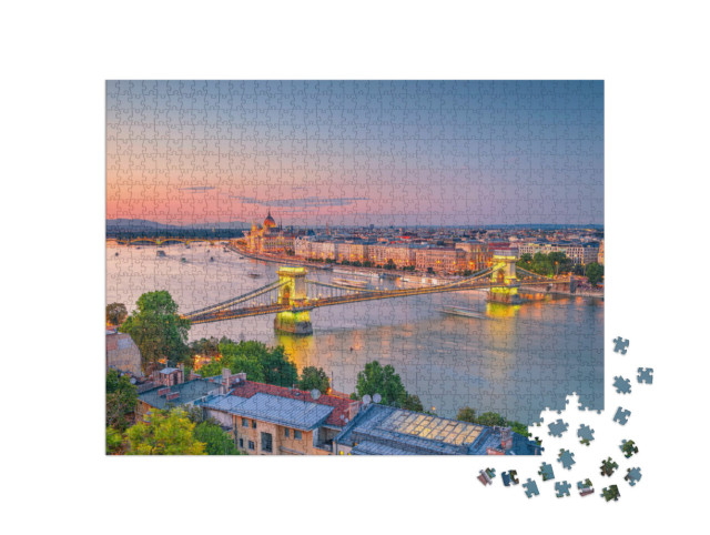 Puzzle de 1000 pièces « Budapest sur le Danube »
