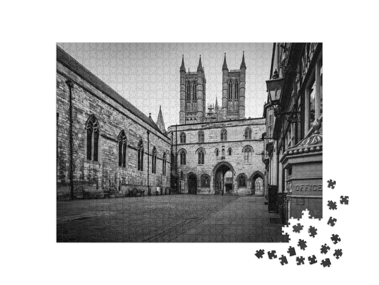 Puzzle de 1000 pièces « Lincoln, ville historique d'Angleterre »